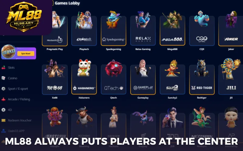 ML88 always puts players at the center