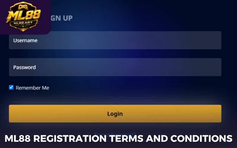 ML88 registration terms and conditions
