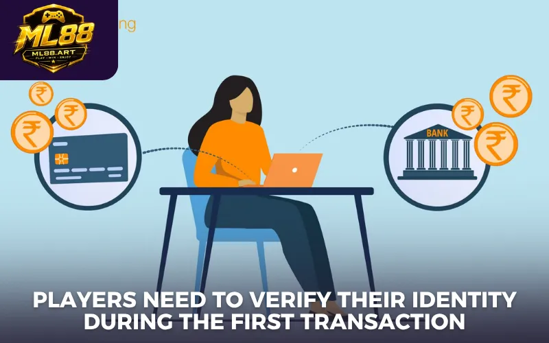 Players need to verify their identity during the first transaction