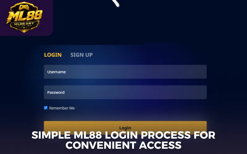 Simple ML88 login process for convenient access