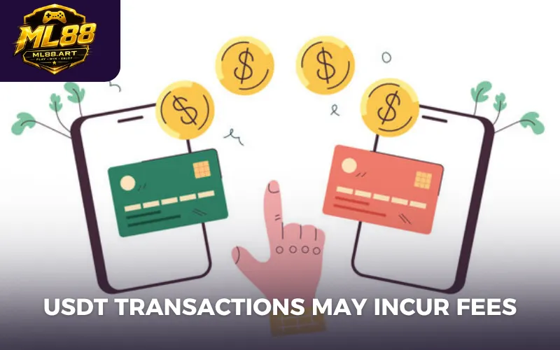 USDT transactions may incur fees